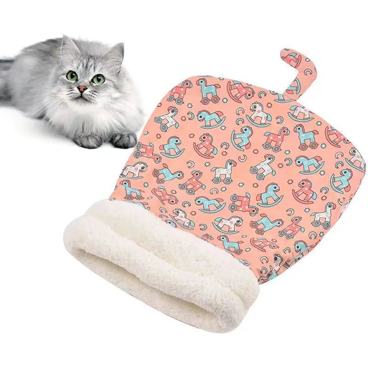 Warm and Cozy Cat Sleeping Bag with Tail PET PORT