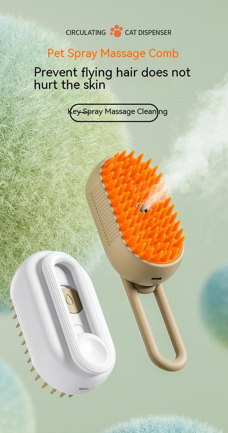 3 In 1 Electric Spray Massage Pet Comb - PET PORT 