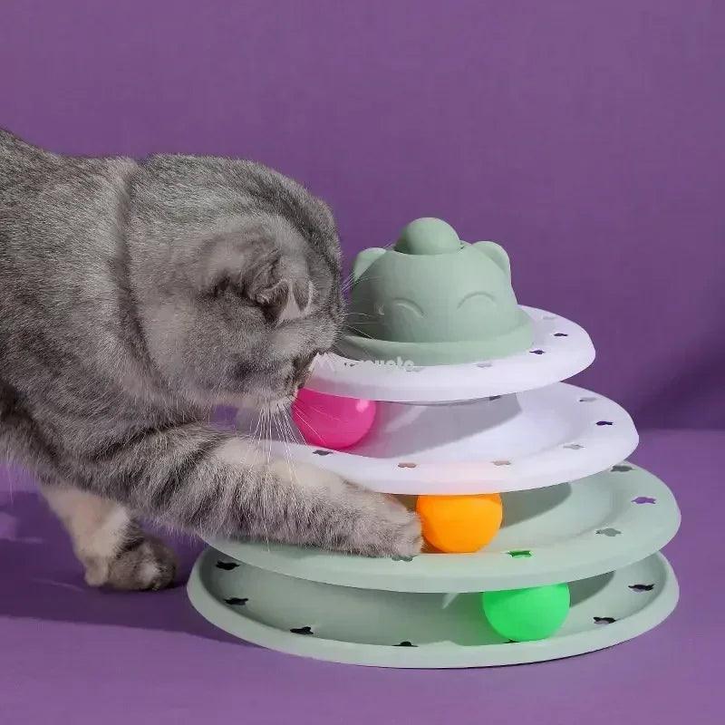 3/4 Levels Cats Toy Tower - PET PORT 