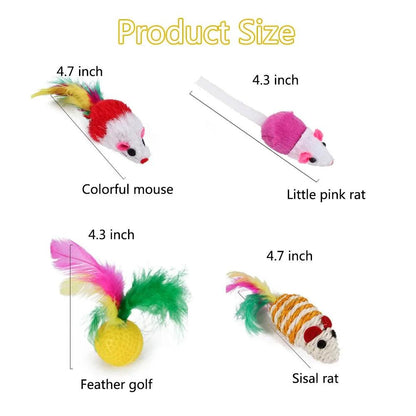 Enhance Your Bond with Your Feline Friend with the Pet Toys Combination Set - PET PORT 